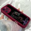 JT507 Spooky Neon Art Print for iPhone 17 16 15 14 Pro Max Samsung S26 S25 Ultra A17 A07 A56 A16 A06 A05 Xiaomi 15T Redmi 15c 14C Soft Case