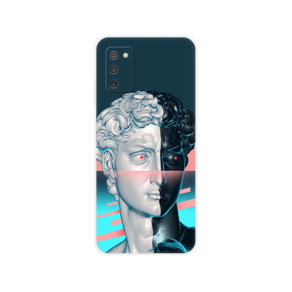 Per Samsung A03S Custodia 164,3 mm Copertura Posteriore del Telefono Su Samsung Galaxy A03s GalaxyA03s A 03s a037 Custodia Morbida Tpu Bumper in Silicone 6,5 pollici