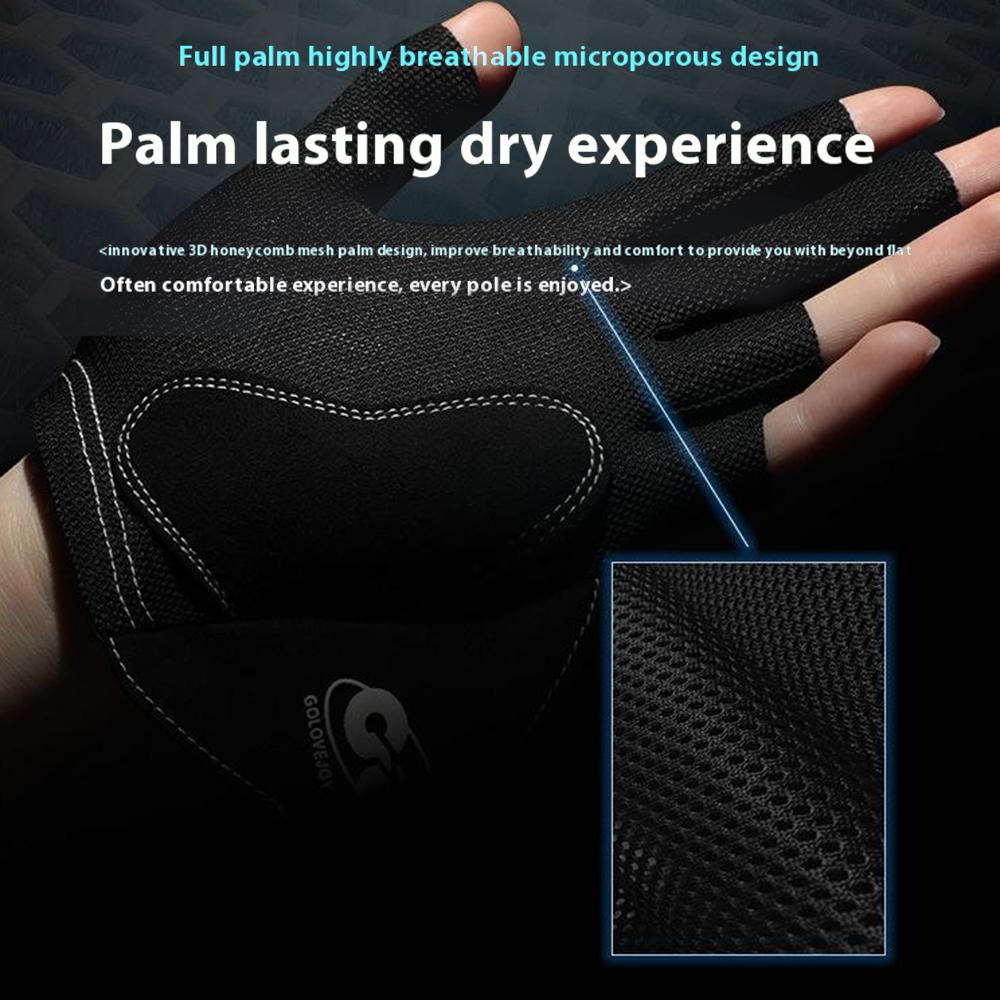 GOLOVEJOY XG82 1Pc Left Hand Billiard Glove Adult Microfiber Anti-skid Snooker Sport Glove