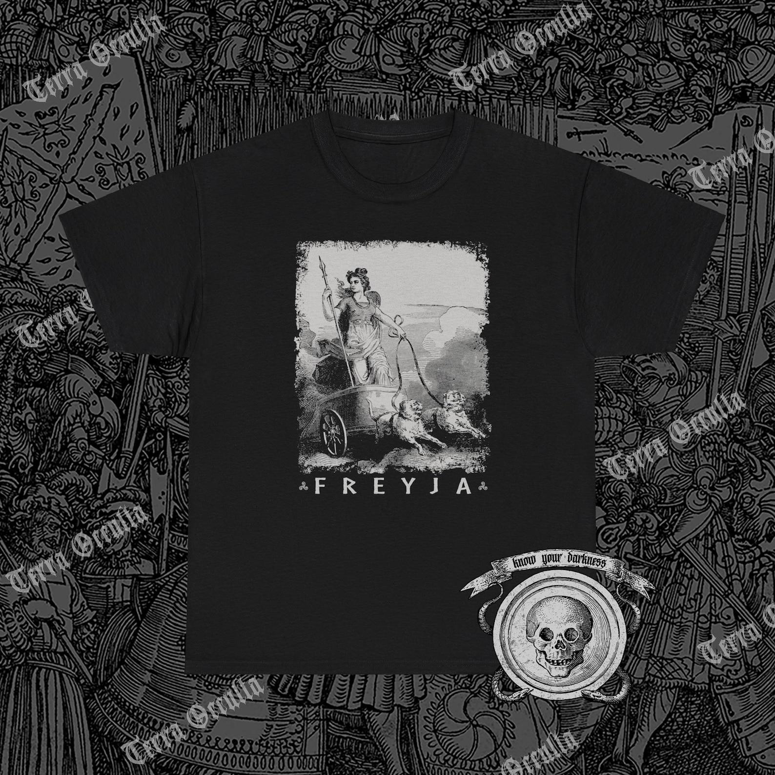 Goddess Freyja Shirt, Shieldmaiden, Freya, Viking Godess 2XL