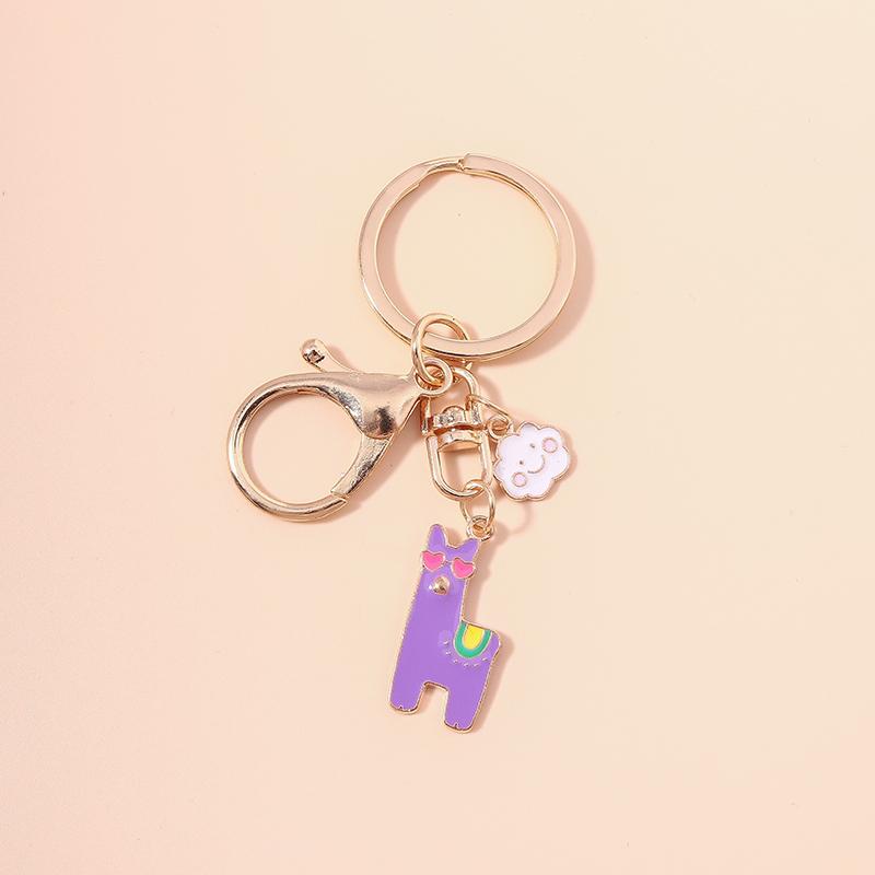 New Fashion Maple Leaf Keychain Enamel Plant Key Rings for Women Men Handbag Pendants DIY Jewelry Crafts Accessories