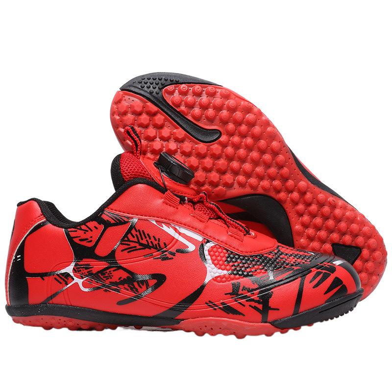 Football Shoes Children's Summer Breathable Rotary Button Boys Girls Boys Elementary School Training Shoes