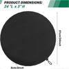 Dartboard Cover for Outdoor Use, 600D Oxford Waterproof Protection for 61 Cm Dartboard