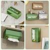 Leichte Luxus-Taschentuchbox, Wandmontage, Rechteckige Taschentuch-Aufbewahrungsbox, Selbstklebender Serviettenhalter, Küchenpapier-Spenderbox