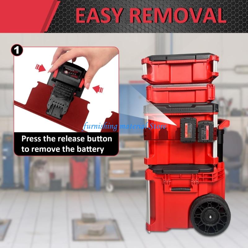 Y5GD Pack of 1 Efficiency Battery Mount for Professional Workshop Organization Structure