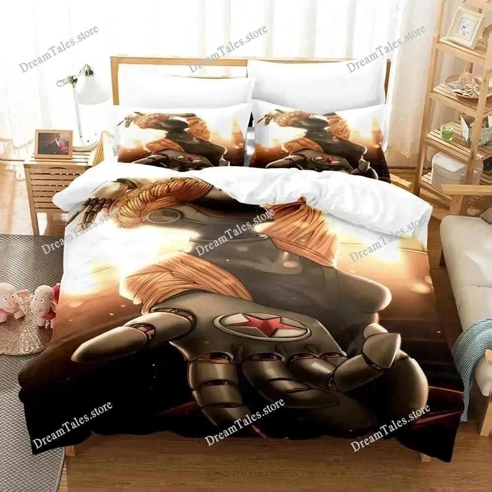 New Atomic Heart Bedding Set Single Twin Full Queen King Size Bed Set Adult Kid Bedroom Duvet Cover Sets 3D Print Game Anime741