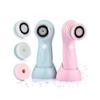 3 In 1 Electric Facial Cleaner Face Cleansing Brush Wash Machine With Base Spa Skin Care Massager Blackhead Cleaning Charging