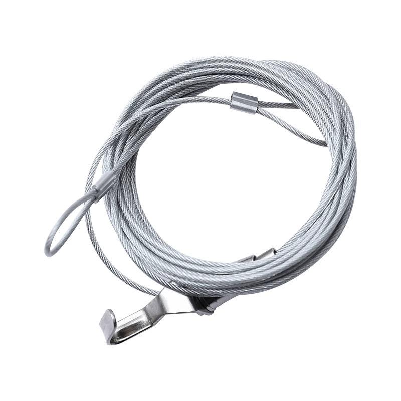 Dormitory Retractable Steel Wire Bed Curtain Rope for Lower Bunk Blackout Curtains