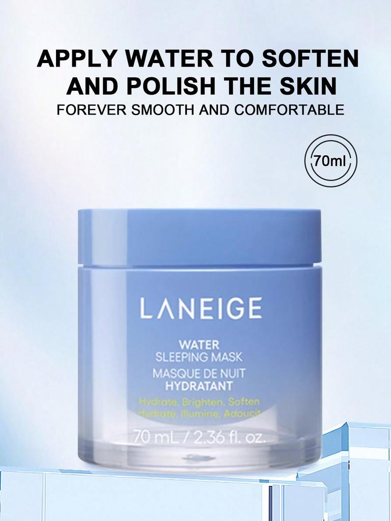 LANEIGE Water Sleeping Mask 70ml - Daily Hydrating Overnight Mask for Dewy Skin
