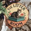 2D Flat, 1pc Vintage Round Aluminum Sign, Cat Toilet, Easy Hanging Decoration for Bedroom, Kitchen, Dining Room - Perfect for Home or Office Gifts