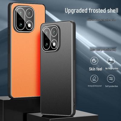 Compatible with OnePlus 15, Full Coverage Frosted Metal Protective Case with Lens Protection, Lightweight Business Hard Shell.
