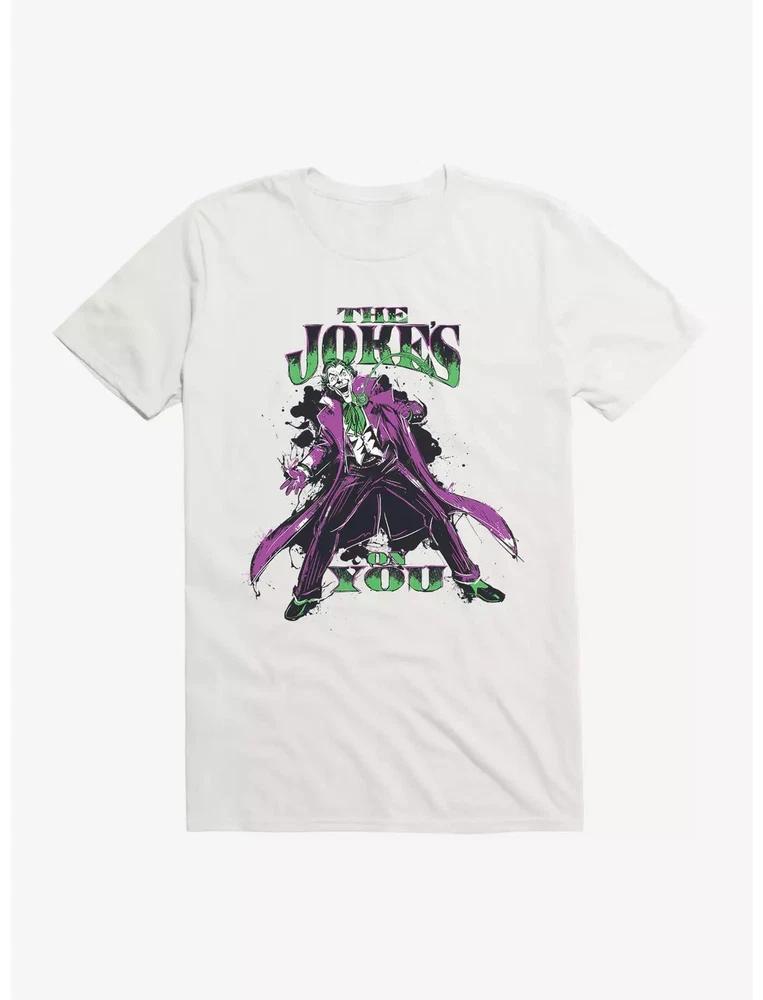 Comics The Joker Jokes On You White TShirt S