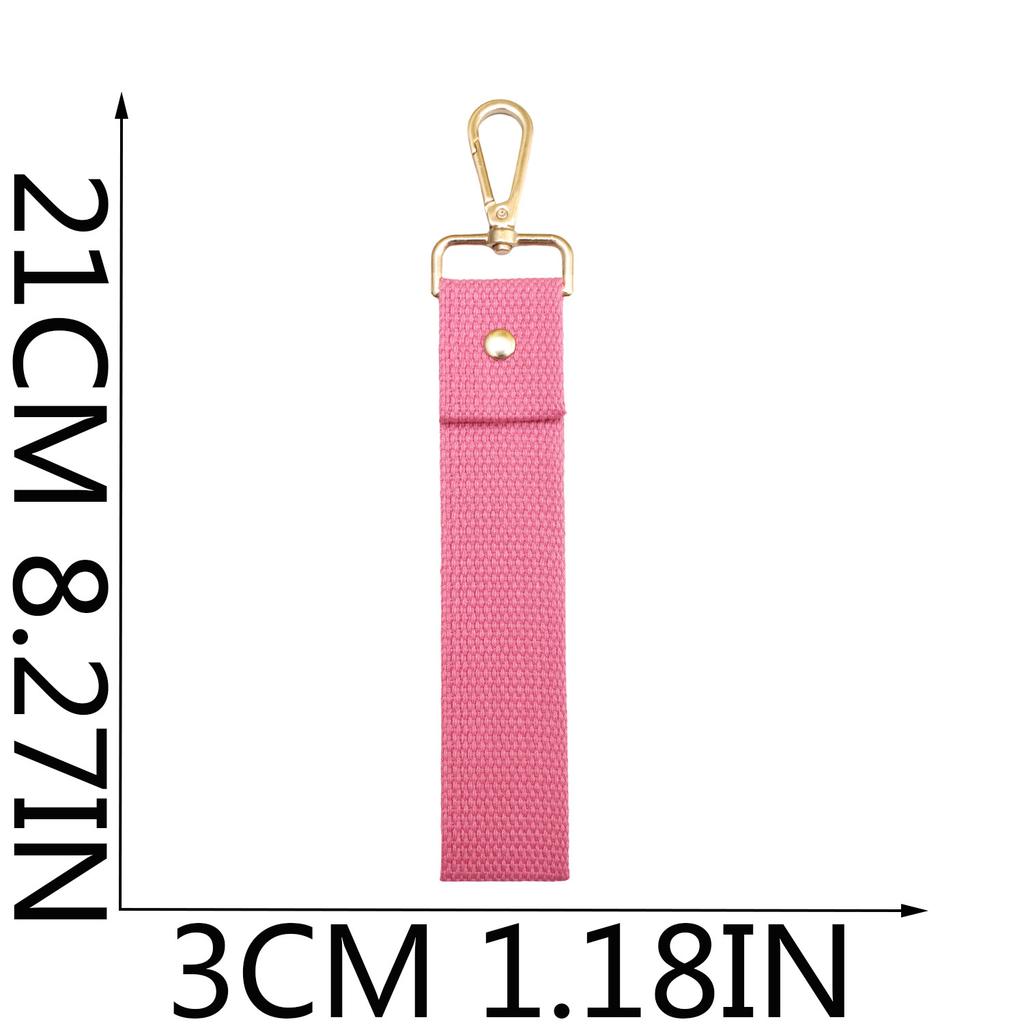 Diy Handmade Webbing Keychain Pendant, Japanese And Korean Fashion Cloth Sticker Decorative Ribbon Pendant, Handmade Ins Bag Pendant.