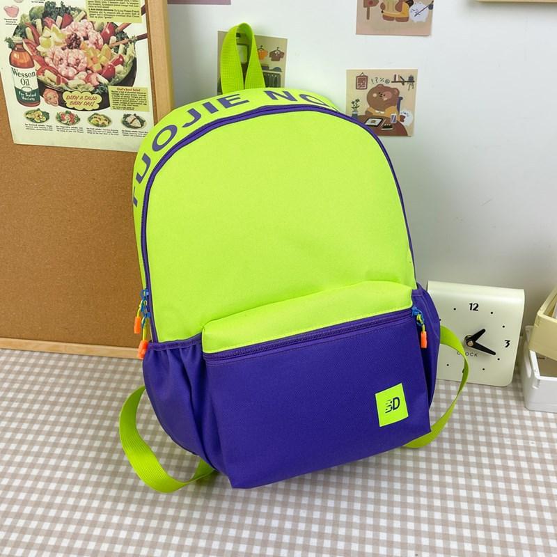 

Schoolbag contrasts color, junior high school girls and women ins, high value, light and simple back