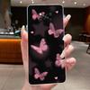 Phone Case For Xiaomi POCO X3/POCO X3 NFC/POCOX3 PRO Fundas Butterfly Bow Protective Casing Transparent Soft Silicone TPU Cover