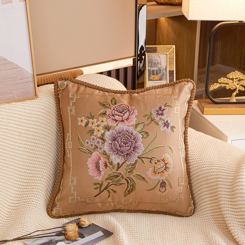 Jacquard High Precision Sofa Pillow Case Gift Pillow Bed Bedside Pillow