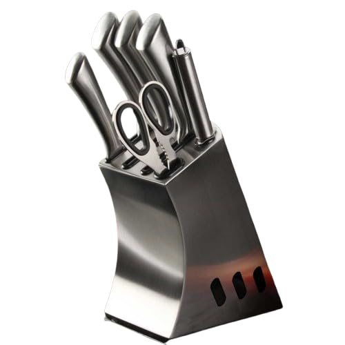 Happy Mono Knife Stand, Knife Holder, Knife Storage, Holds Deba Knives, Chinese Knives, Santoku Knives, Rust-Resistant, Hygienic, Fully Washable, Styl