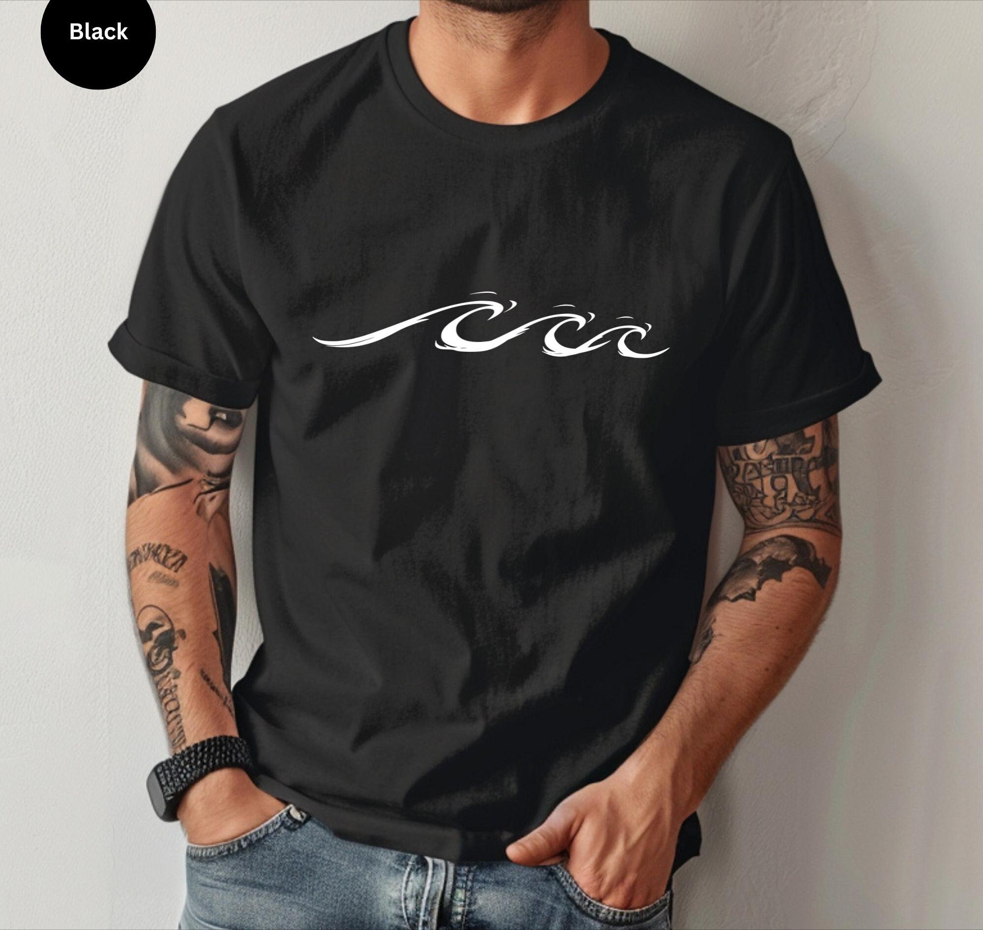 Minimalist Waves Surf Shirt Ocean Lover Gift  Sweatshirt Gift Online Game  Hoodie 4XL