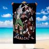 Quick Dry Beach Towel Lord of the Rings Pattern, Lightweight Absorbent Towel for Pool Beach Vacation Use