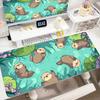 Cute Swimming Otters Large Mouse Pad Beautiful AntiSlip Waterproof Desk Mat Suitable For Office Daily Use