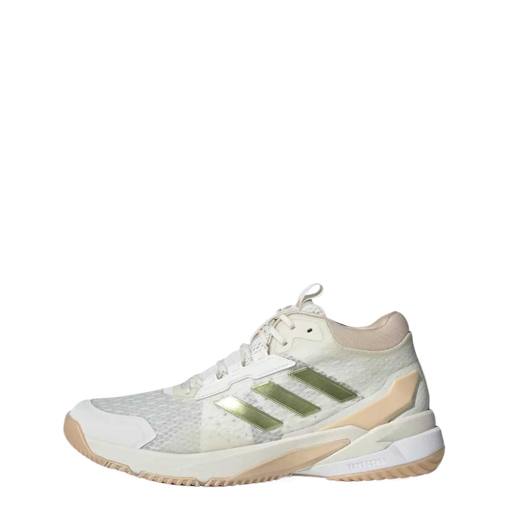 

adidas Crazyflight 6 Mid Indoor Off White Gold Metallic Women Sneakers Cream Crystal-Sand HQ4686 38⅔