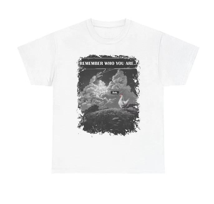 Remember Who You Are Shirt, Funny Evolution Joke Meme T-Shirt S