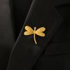 European & American Stainless Steel Luxury Brooch - Non-fading, Niche Design, Anti-exposure, Elegant Lapel Pin.