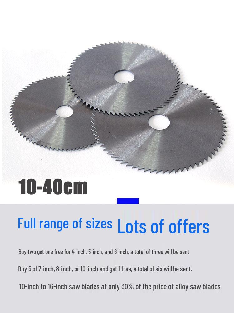High-Speed Steel Circular Woodworking Saw Blade for Angle Grinders: Available in 4", 5", 6", 7", and 10".