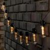 Solar Powered LED String Lights Highlight Outdoor Shatterproof Big Bulbs Garden Holiday Decor Waterproof Lights Camping Light