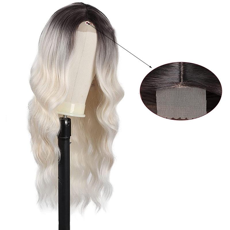 Dámské přechodové barvy, velké vlny, dlouhé kudrnaté vlasy