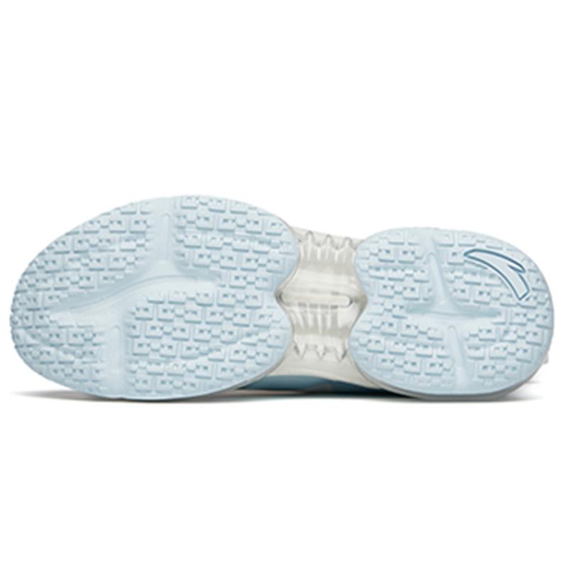 Anta Running Collection Cushioned Wear-Resistant Breathable Low-Top Casual Running Shoes Women's White Blue Sneakers 922135518-1