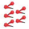 10PCS Archery Arrow Head Safety Arrow Tips Screw in Nylon Archery Accessory for Hunting Game Practice Kids Adults Red