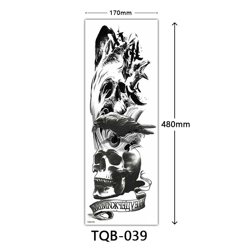 Full Arm Tattoo Sticker, Full Arm Big Picture Tattoo Sticker, Flower Arm Tattoo Sticker Tattoo