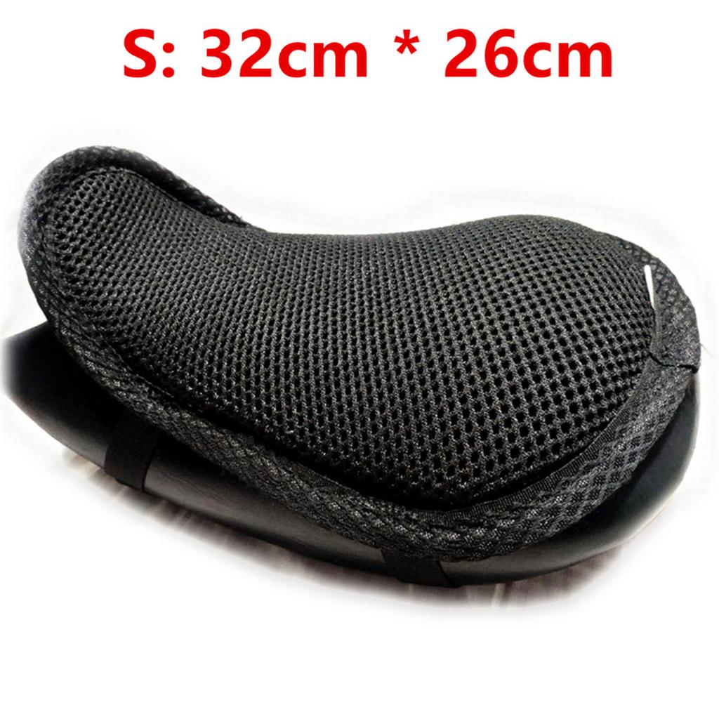 3 Layer Net Seat Cover Non-slip Breathable for Motorcycle Size S