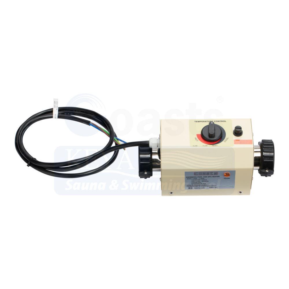 3KW Electric Heater for Swimming Pool and Bathtub: Automatic, Constant Temperature, Small Power, Massage Function.