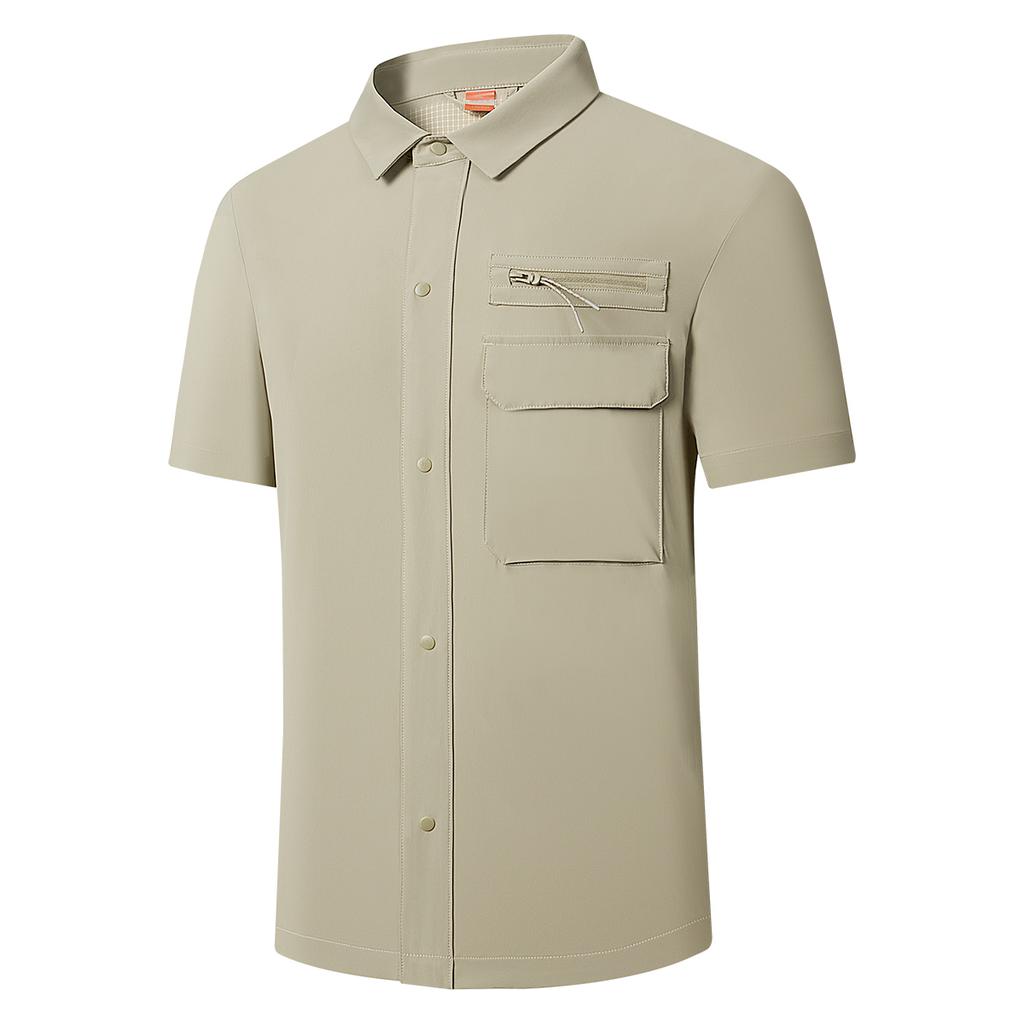 Ice silk quick-drying T-shirt multi-color men's workwear POLO shirt lapel button top casual outdoor shirt