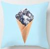 Juste de coussin de dessin animé pour la maison, taie d'oreiller décorative, animal, lama, alpaga, girafe, canapé, voiture, fête, Nairobi, Orn