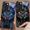 Creative Mech For Y72 33S 11 03 36 96 Lite 35 16 Iqoo 12 V40 SE 5G 29 40 21 30 X80 Pro Vivo Tempered Glass Phone Case Black