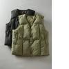 Winter Neuer Stil Japanisch Retro Lässig Leicht Warm Herren V-Ausschnitt Baumwolle Weste Schulterpolster Jacke Trendig Locker