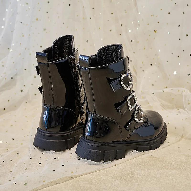 Children Casual Short Boots for Girls  Autumn Winter   Korean Style Soft Sole Non-slip Versatile Princess Shoes