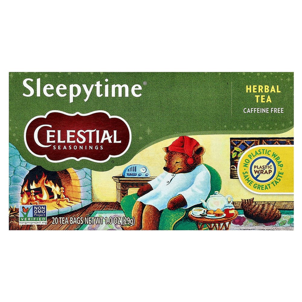 Celestial Seasonings Sleepytime Caffeine-Free Herbal Tea, 20 Tea Bags, 29g (1.0 oz)