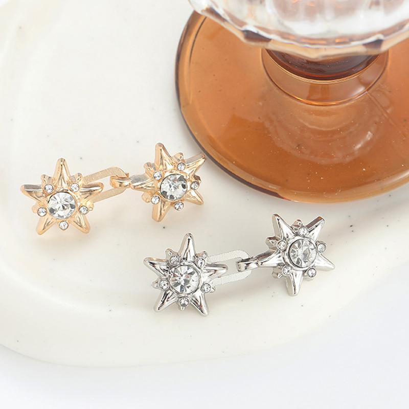 Zircon Stars Shaped Adjustable Tighten Invisibility Decoration Waist Buckles Jeans Pants Skirts Detachable Clothing Accessories