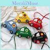 Adorable 2024 New Kids Crossbody Bag Cartoon Car Design For Boys And Girls Pu Leather