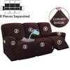 1 2 3 Seater Water Repellent Recliner Sofa Cover Elastic Spandex Relax  Chair Cover for Living Room Armchair Sofa Covers