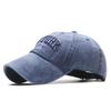 Versatile Pure Cotton Alphabet Washed Cloth European and American Retro Old Baseball Cap Outdoor Sunshade Men's and Women's Hats