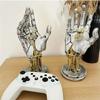 Cyberpunk 3D Robot Game Controller Stand Crafts, Suitable for Office, Home Decoration, Christmas, Halloween, Birthday Gifts, Par