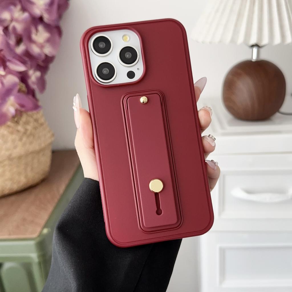 Applicable To iPhone17ProMax Creative Wristband Mobile Phone Case Apple 16Pro Matte 15 Anti-drop 14 Protective Case