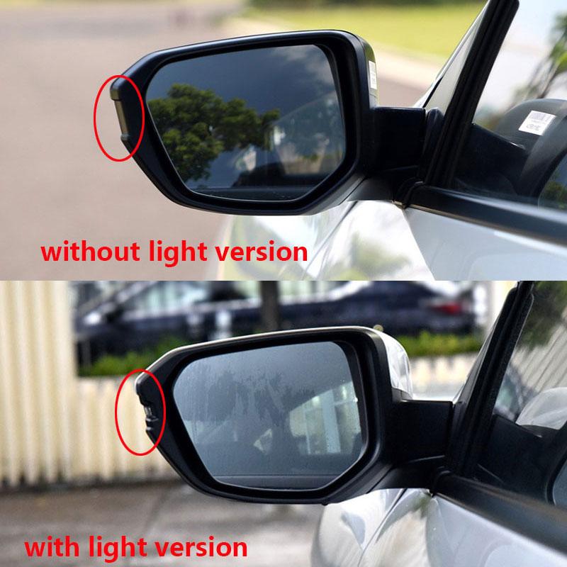 For Honda Civic 2016 2017 2018 Car Wing Door Side Mirror Light Lower Cover Cap Lid Outside Rearview Frame Glass
