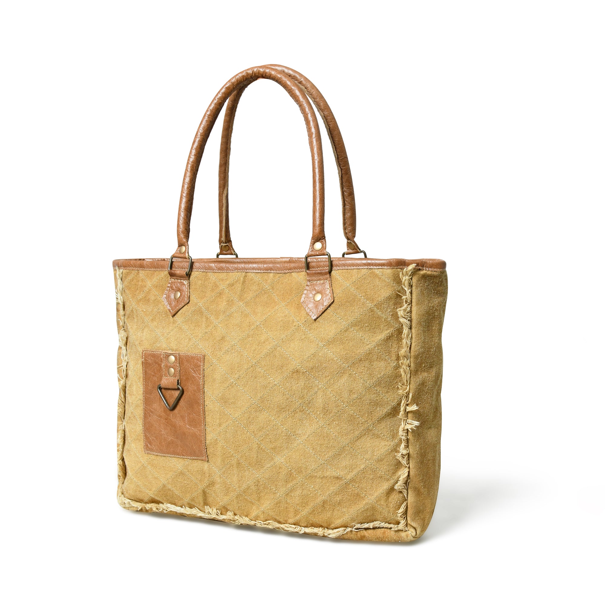 

MaheTri Beige Boho Chic Canvas Bag For Women, Designed for Everyday Use One-Size бежевый