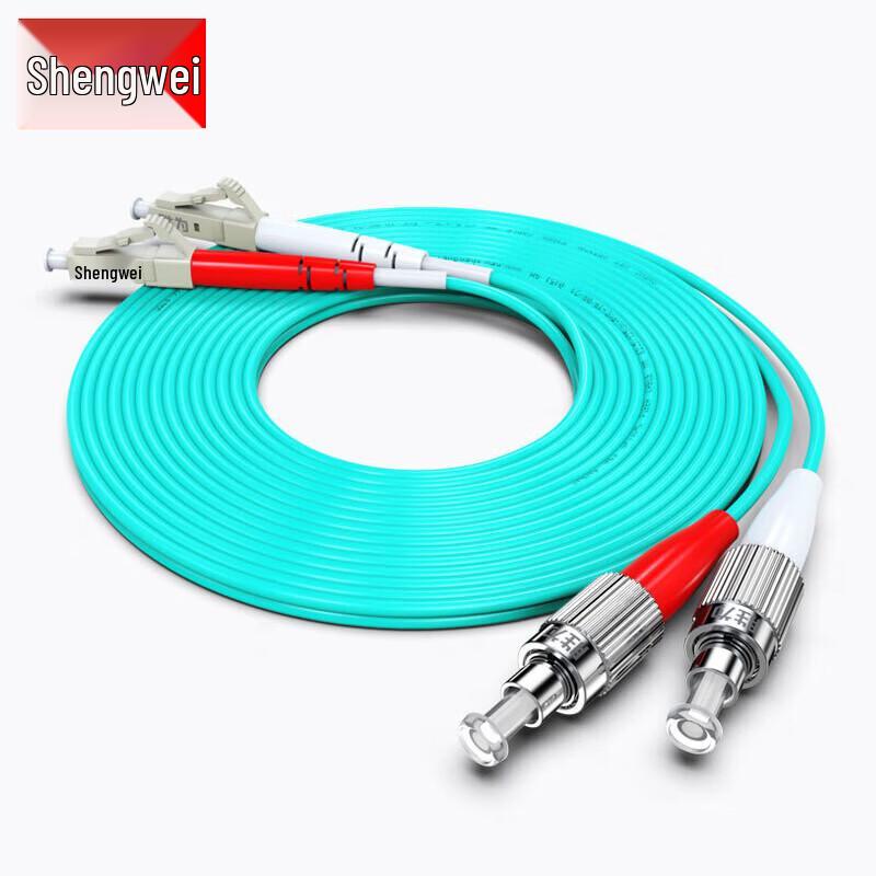 Shenwei Telecom-Grade LC-FC OM3 Multimode Duplex Fiber Optic Patch Cable